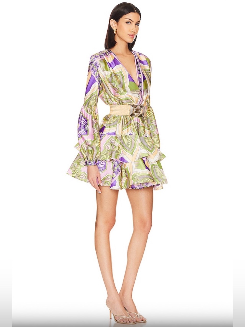 NWT Bronx & Banco Bedouin Bali Mini Dress | Size XS | Purple Multi